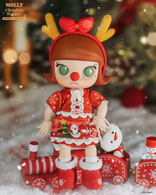 POP MART Molly Christmas Reindeer BJD