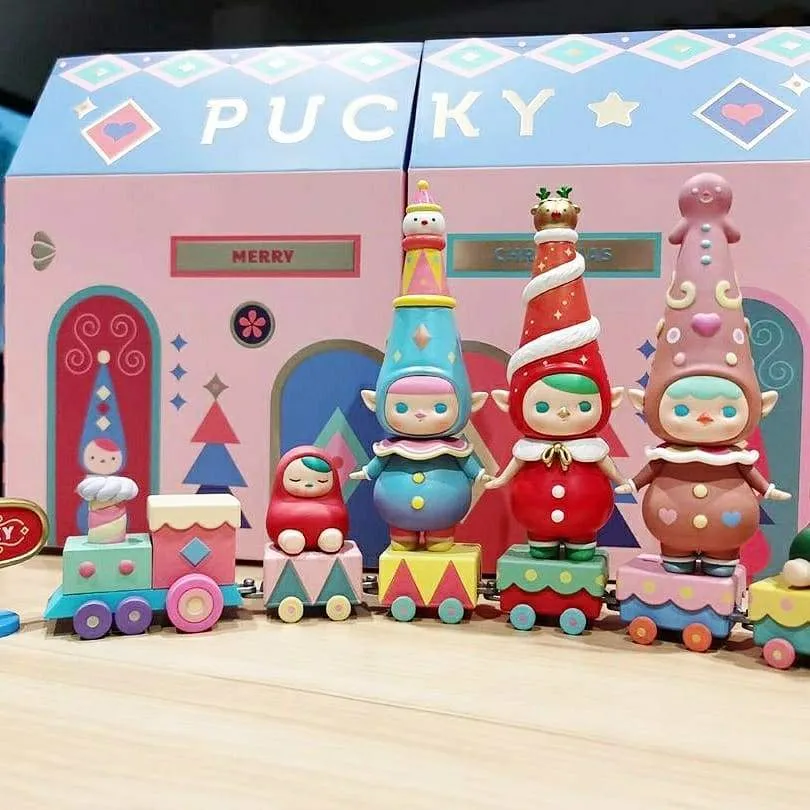 POP MART Pucky Christmas Express Set