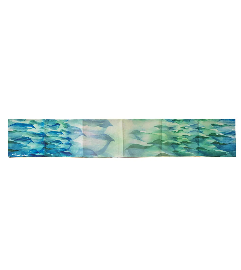 "Blue Birds" Table Runner Set by Sabado