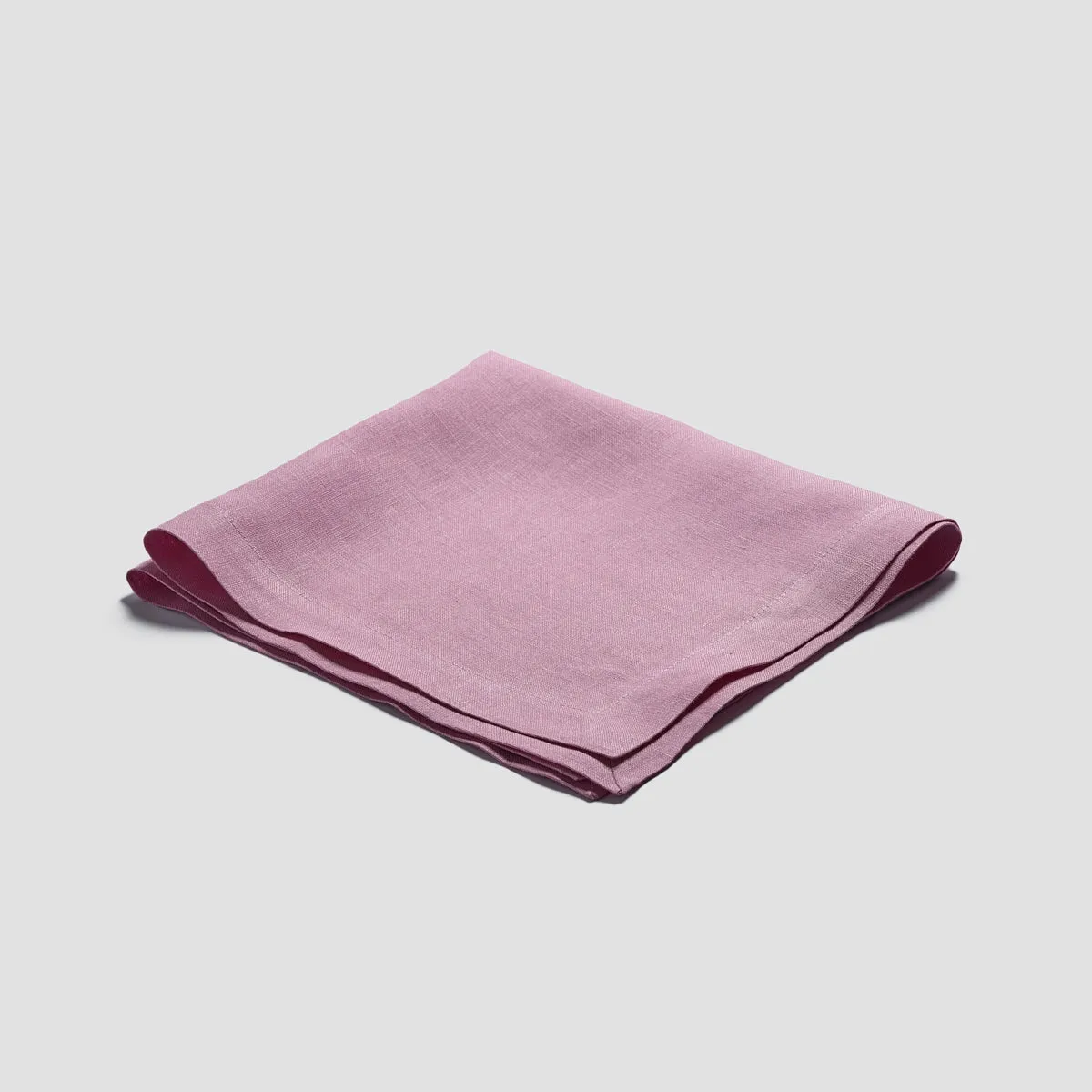 Raspberry Linen Napkins Set of 4