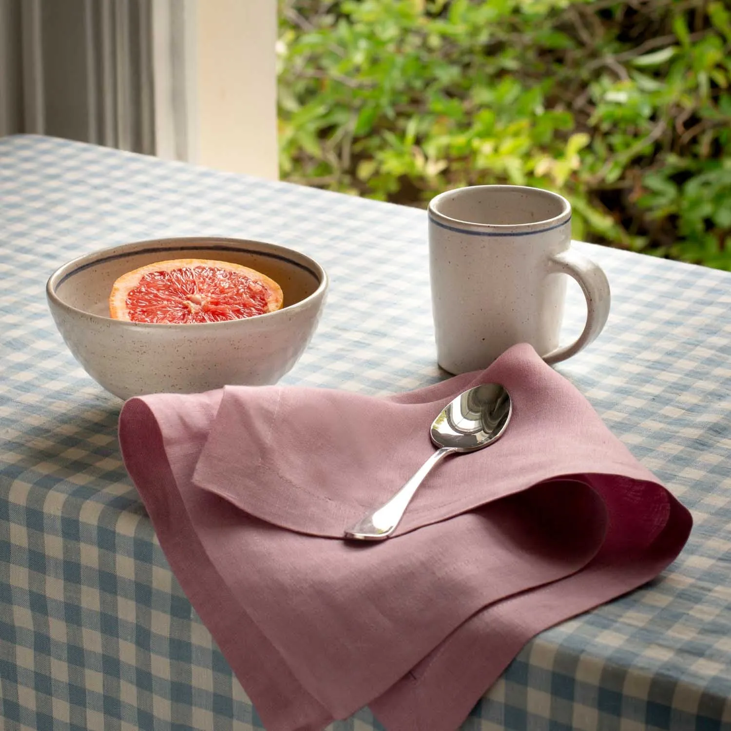 Raspberry Linen Napkins Set of 4