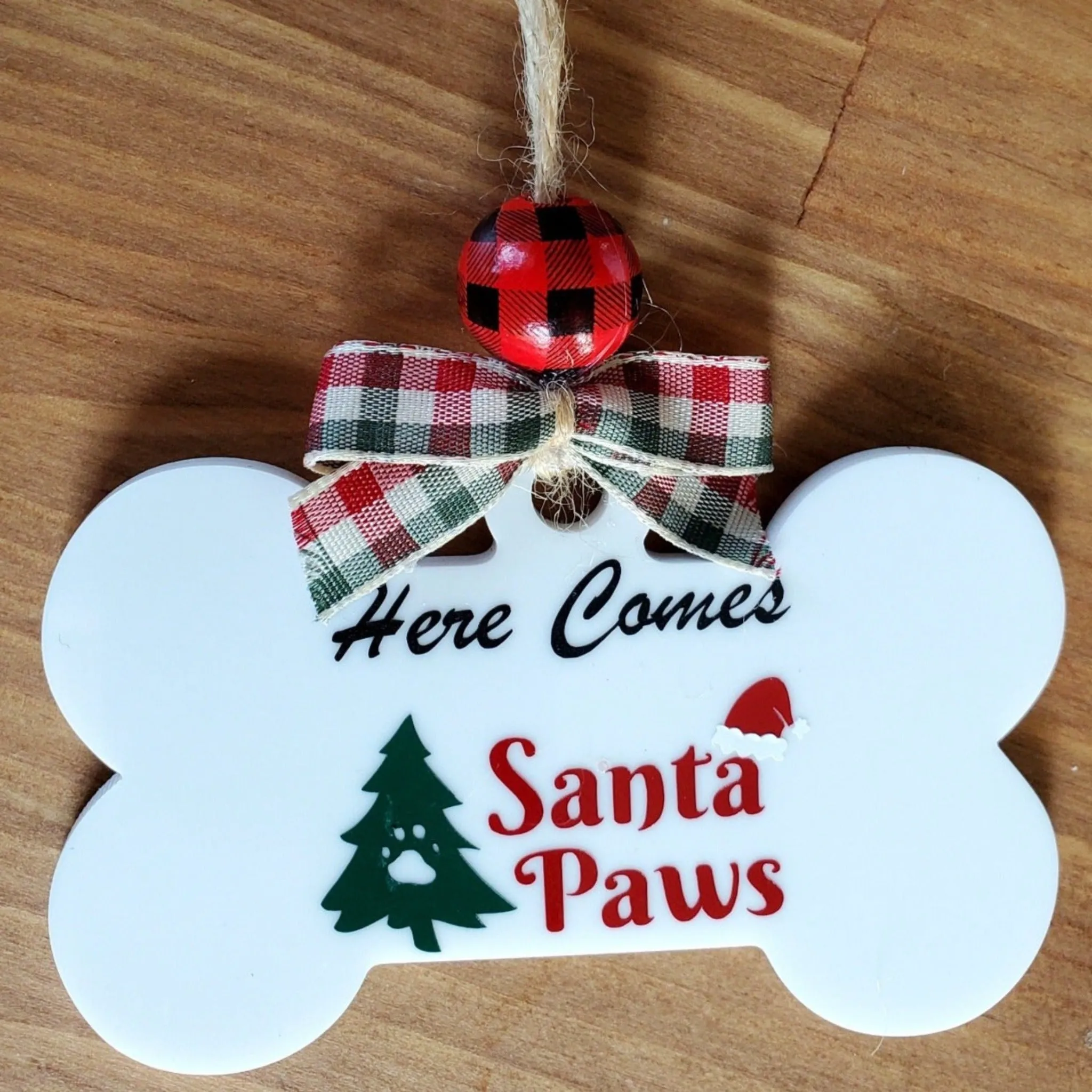 Ready for Santa Paws | Christmas Stocking Tag | Tree Ornament