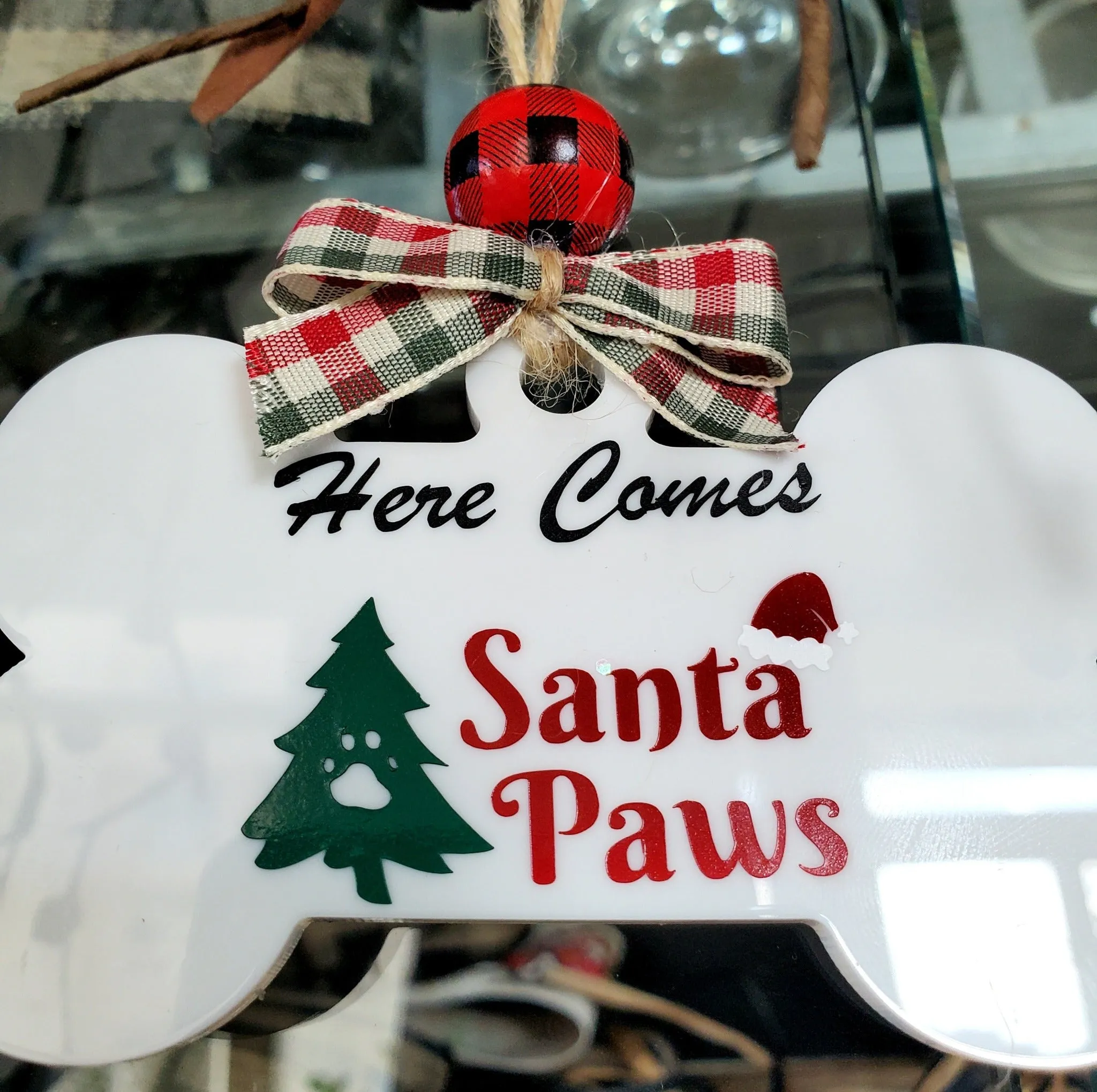 Ready for Santa Paws | Christmas Stocking Tag | Tree Ornament