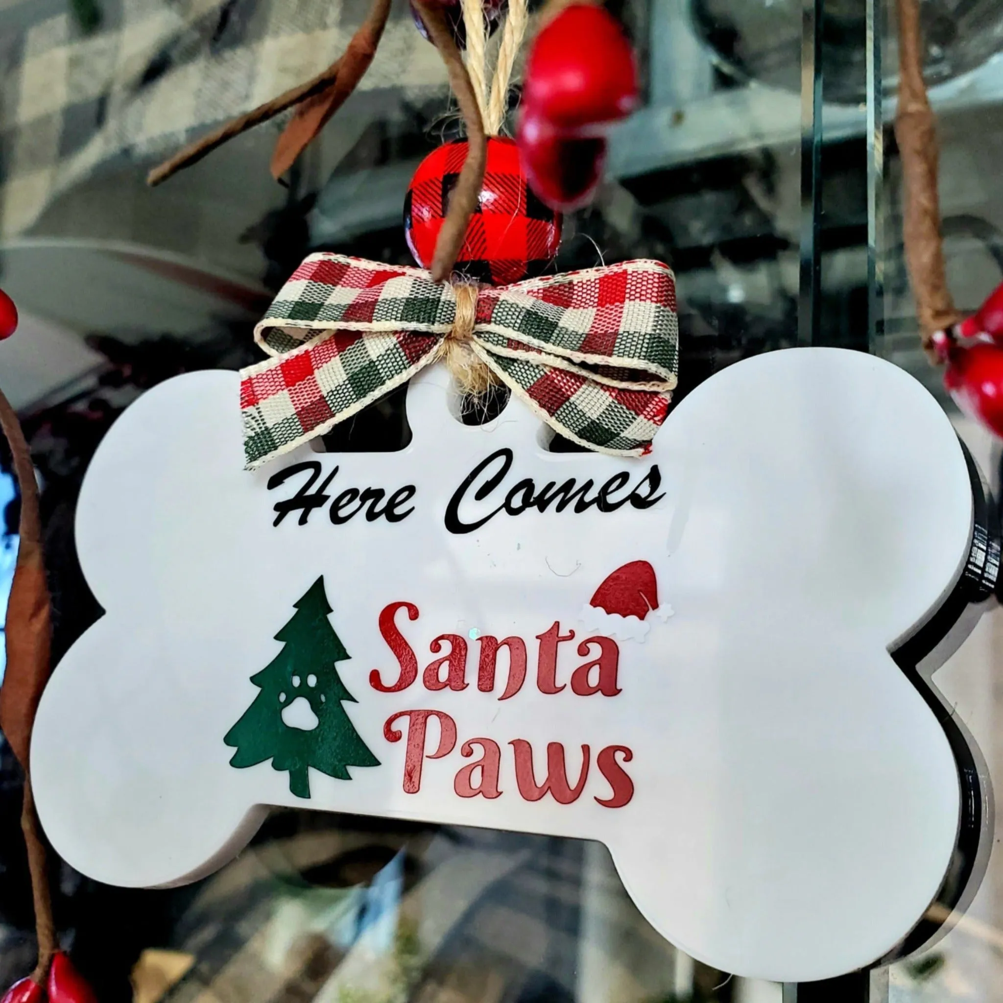 Ready for Santa Paws | Christmas Stocking Tag | Tree Ornament