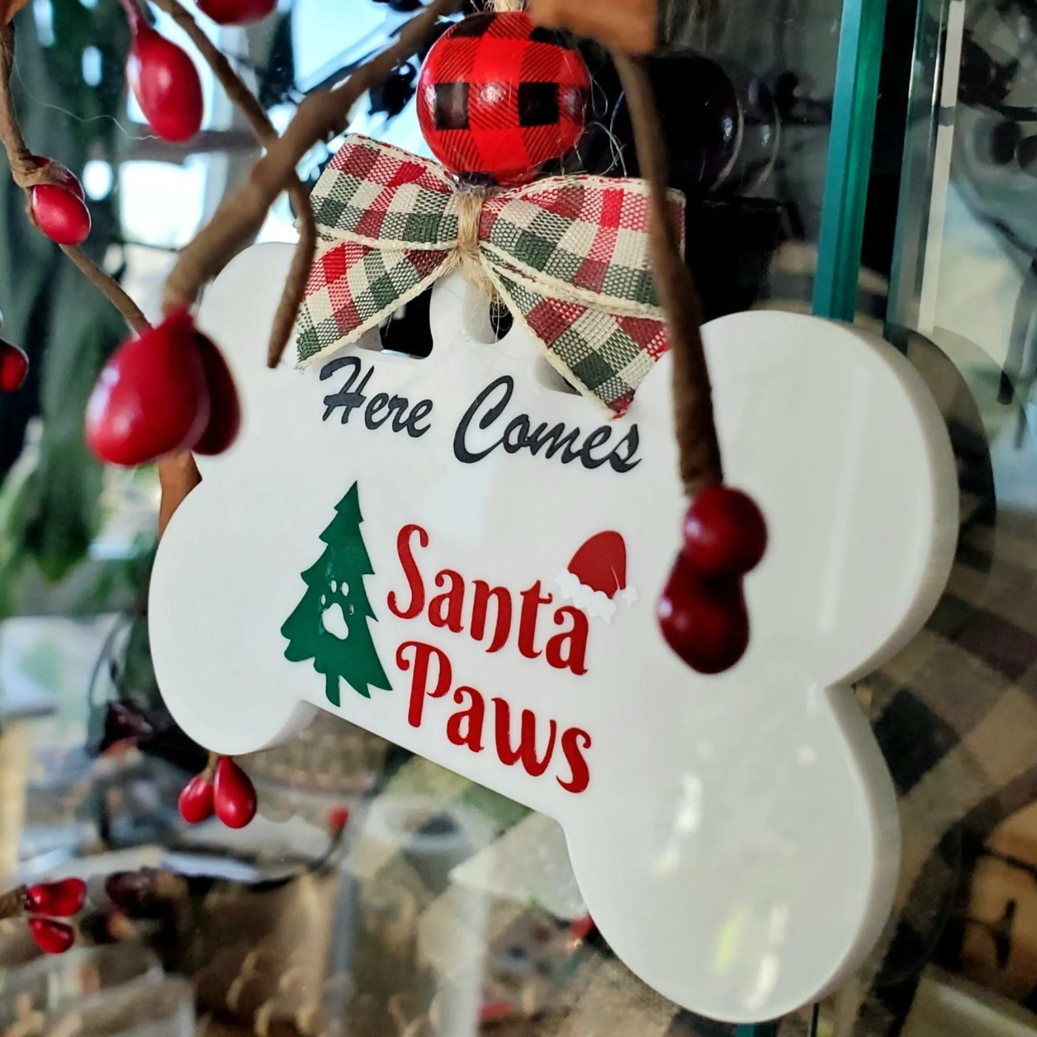 Ready for Santa Paws | Christmas Stocking Tag | Tree Ornament