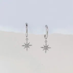 Silva Sparkle Huggie Earrings