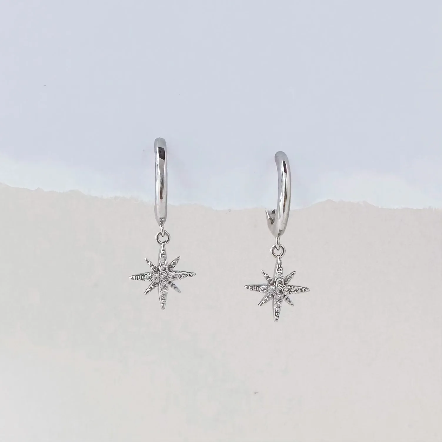 Silva Sparkle Huggie Earrings