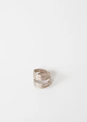 Silver Coil Ring in Sterling