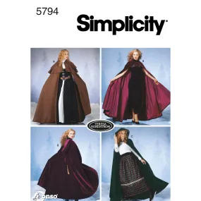 Simplicity Sewing Pattern 5794 Misses' Costumes