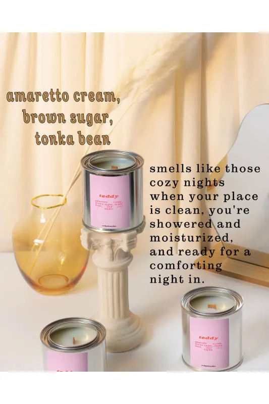 teddy | amaretto cream, brown sugar, tonka bean candle