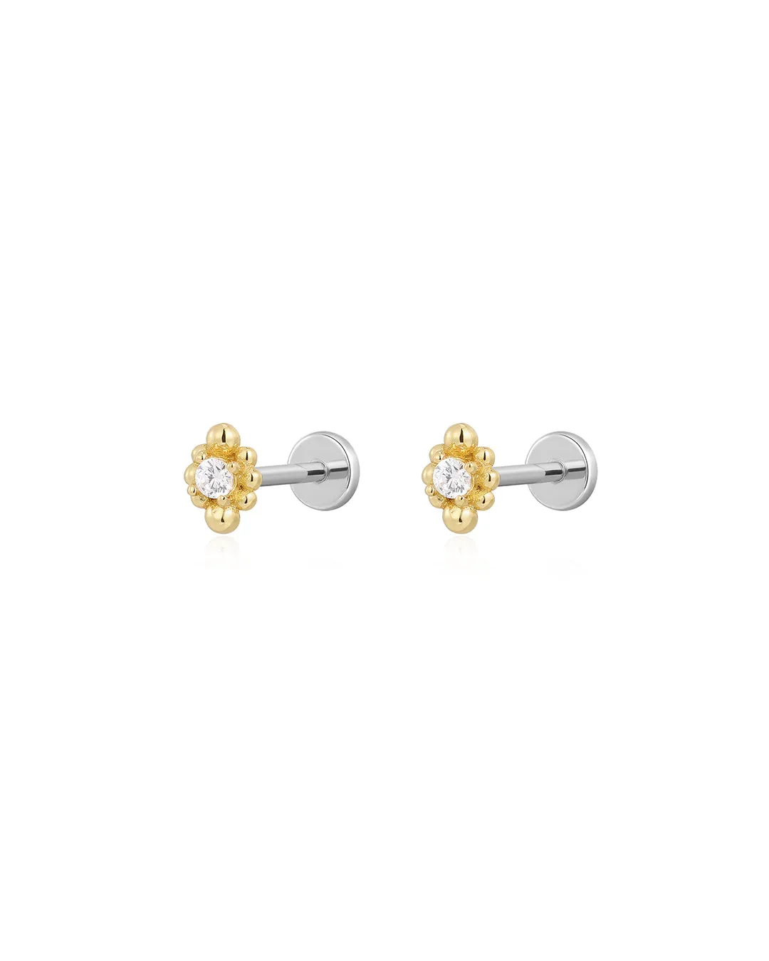 The Bubble Diamonte Studs