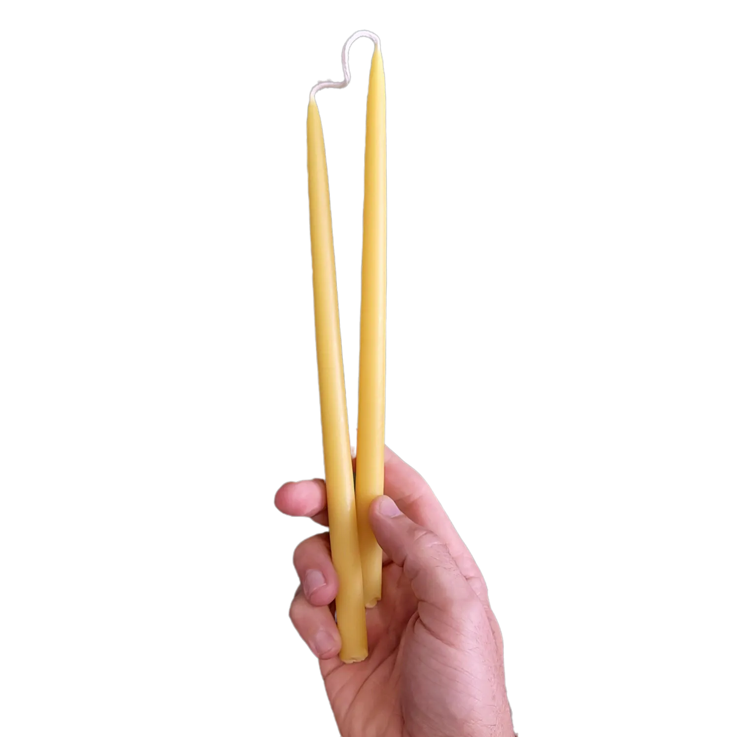 Thin Taper Beeswax Candles