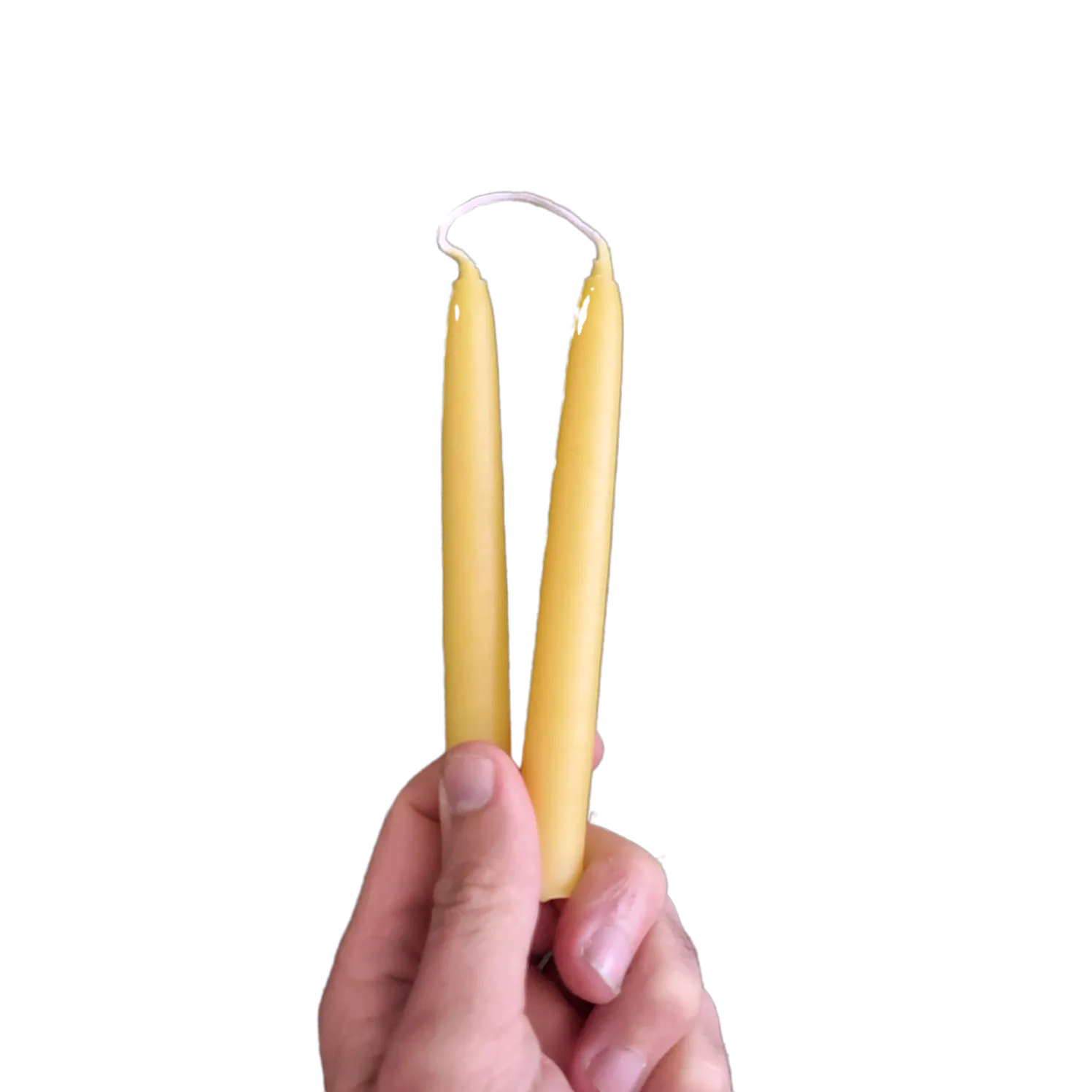 Thin Taper Beeswax Candles